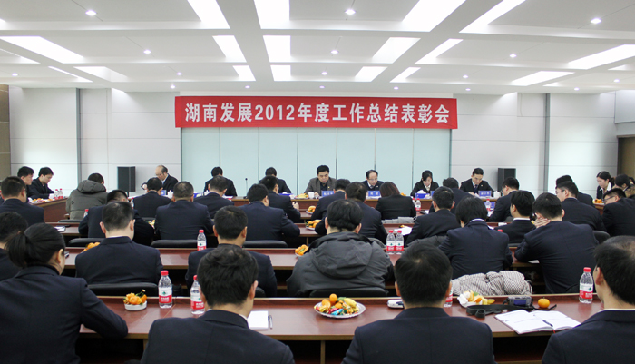 （中国）有限责任韦德网站召开2012年度工作总结表彰会